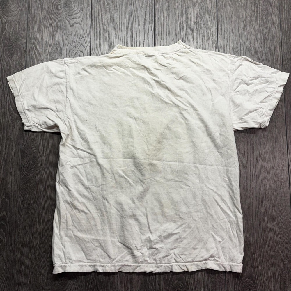 Vintage Fishing T Shirt Medium I Fish I Lie Funny White Cartoon Graphic - Picture 6 of 9